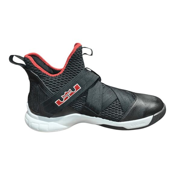 NIKE LeBron Soldier 12 \'Bred\' Basketball Shoes Size 13 main image 5
